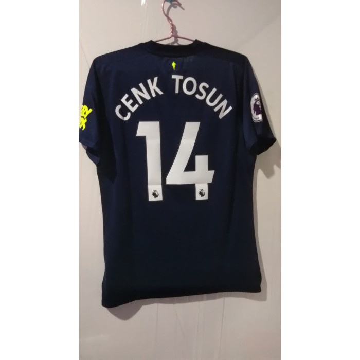 [New] Jersey Everton 3Rd 17-18 Umbro Size M Cenk Tosun 14 Bnwt Terbatas