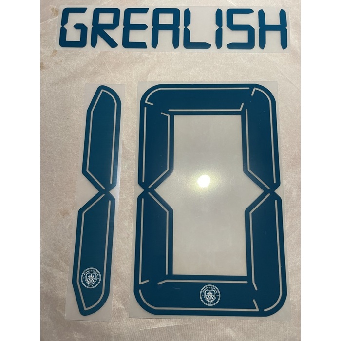 [New] Nameset Original Grealish Manchester City Away 2021-22 Cup Ver. Bisa Sameday