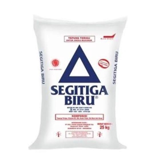 

Segitiga Biru - Tepung Terigu Segitiga Biru 25kg - Gosend/Grab Baru!!!