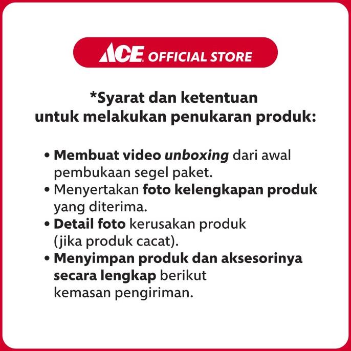 Ace - Krisbow 20 Ltr Tempat Sampah - Transparan