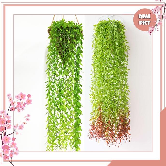 B.2.D,2 UNICO / COD / DAUN JUNTAI PLASTIK TANPA POT BUNGA RAMBAT SINTESIS TANAMAN HIAS GANTUNG OSEAR