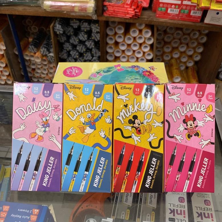 

Original [1Pack] Pulpen gel King Jeller Disney - pulpen gel disney lucu -Pulpen gel anak lucu-Pulpen gel pipo disney Promo