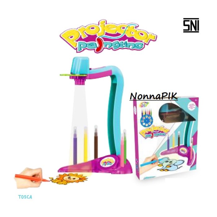 

Terbaru Mainan Anak Impor Projector Proyektor Painting Gambar Mewarnai Edukasi Promo Terlaris