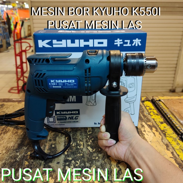 ✅New Ori Mesin Bor Kyuho K550I / Bor Tangan Merk Kyuho Type K550I 13Mm Terbaru