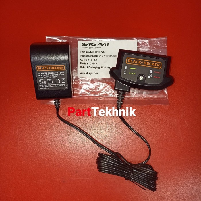 ✅New Ori Charger Black Decker 18V 20V Original BlackDecker N588726 Terbaru