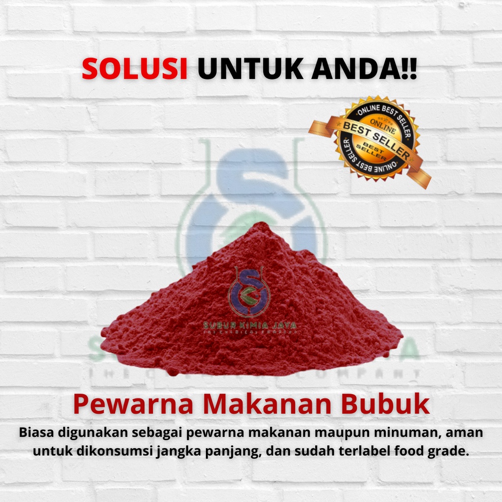 

Pewarna Makanan Bubuk Red Scarlet Merah 1 Kg