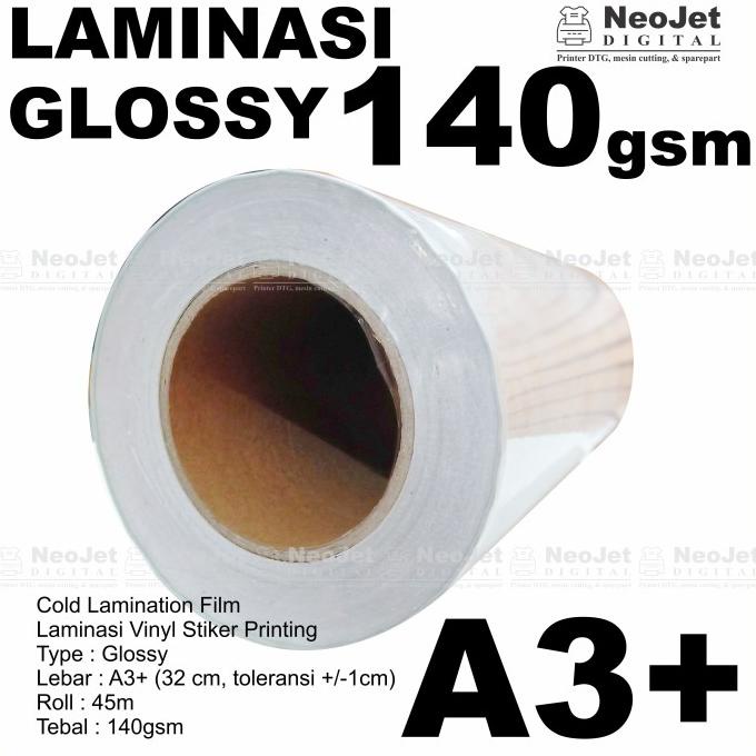 

Laminasi Matte Doff Dingin Laminating Mate Murah A3+ 140Gsm 45M Kode 360
