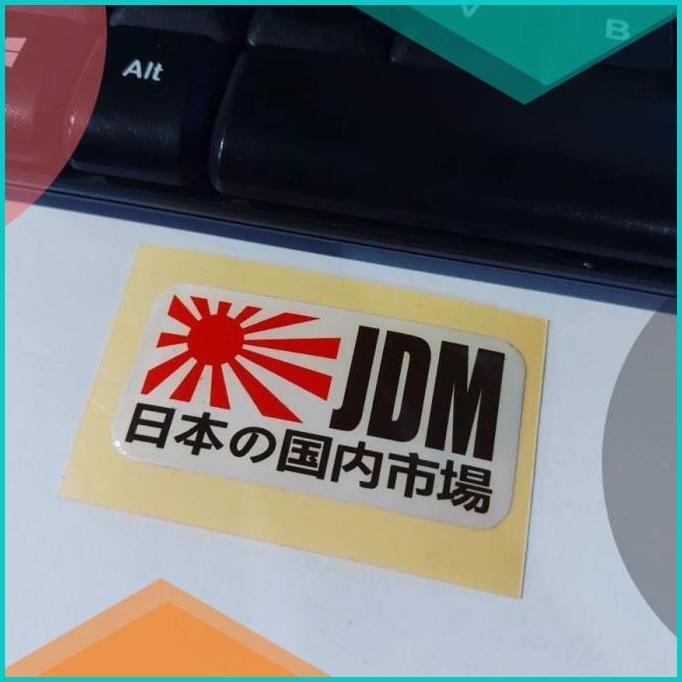 

Sticker Resin Timbul JDM Stiker Lentur 3D Japan Mobil Motor Japanese