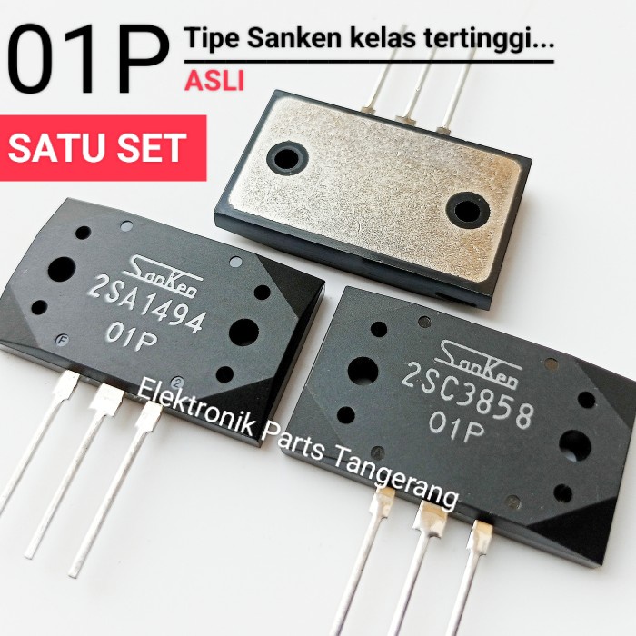 Transistor Sanken Original Japan 2Sa1494 2Sc3858 Sanken Asli