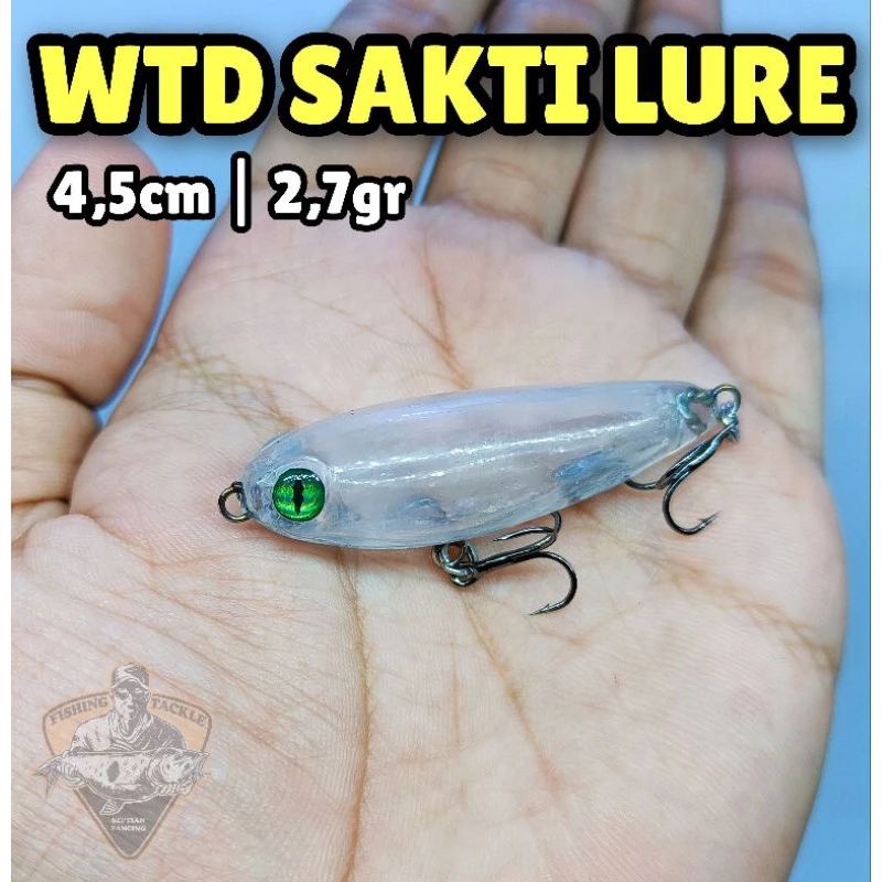 WTD MINI GLUE SAKTI LURE 4,5CM TREBLE 3X STRONG