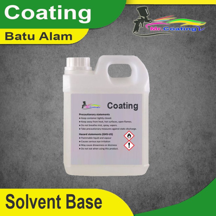 Terlaris Pernis / Coating Batu Alam / Marmer / Keramik / Solvent Base