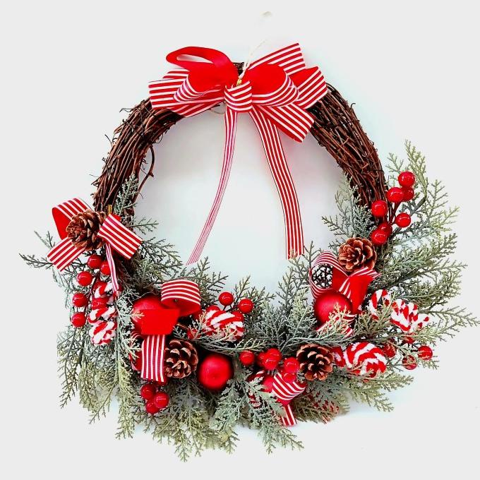 

{ Alee_Ale } Krans Ranting Natal Ornamen Gantungan Pintu Christmas Dekorasi Murah Original