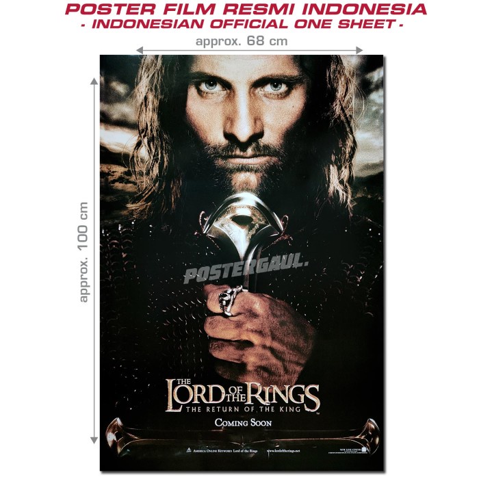 ✅Ready Poster Film The Lord Of The Rings : The Return Of The King - Original Bisa Sameday