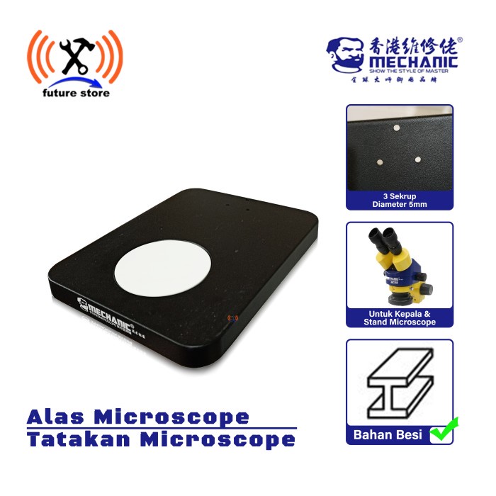 ✅Original Mechanic Alas Microscope - Tatakan Stand Microscope - Microscope Table Terbatas