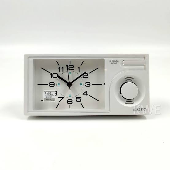 Promo Seiko Melody Bedside Alarm Clock 5 Lagu Qhp004W Jam Meja Jam Weker