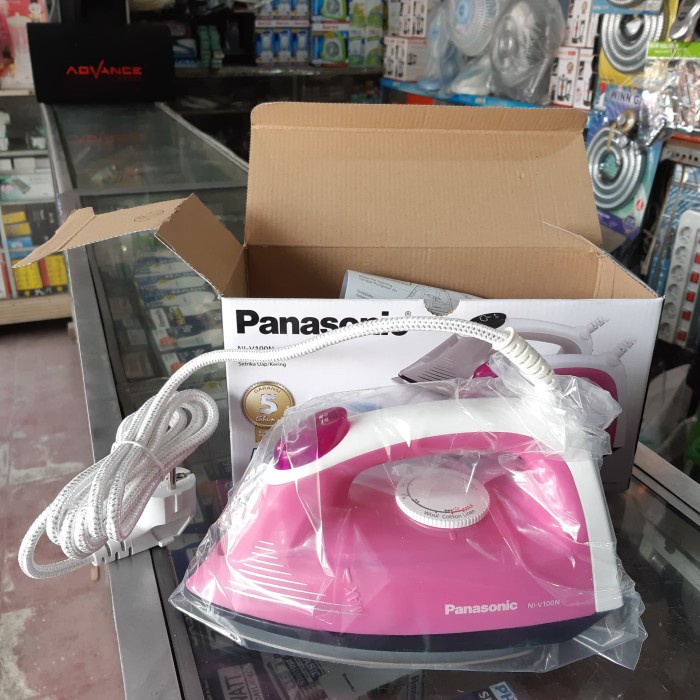 ✅Ready Setrika Uap Panasonic Ni-V100 / Setrika Uap Dan Kering Panasonic Terbaru