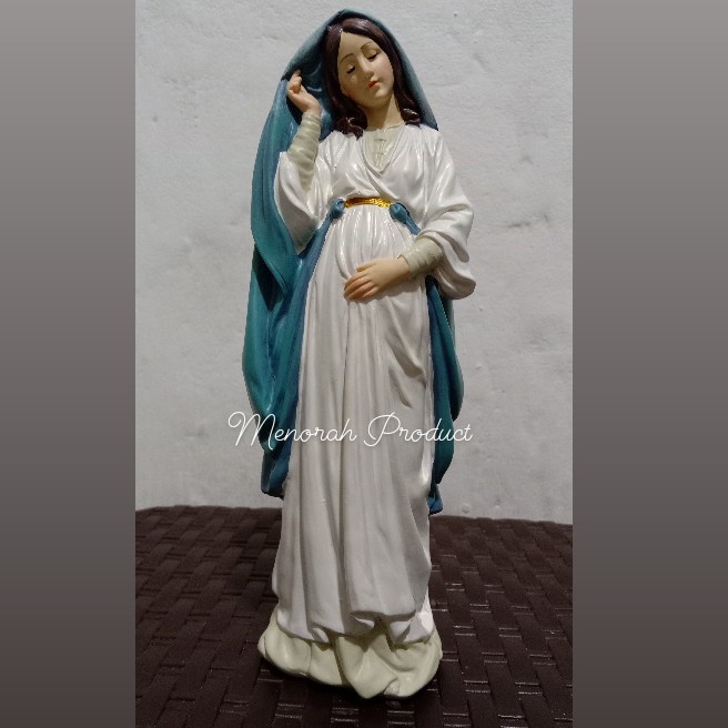 Patung Maria Mengandung. 20cm