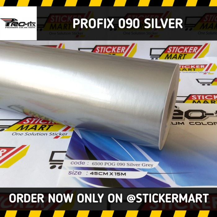 ✅Ready Sticker Vinyl Furniture Profix Silver Glossy Grosir Bekasi Bisa Gojek