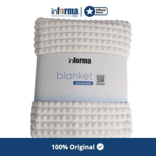 ✅Termurah Informa - Informa 150X200 Cm Selimut Laine Waffle - Putih Ivory Limited