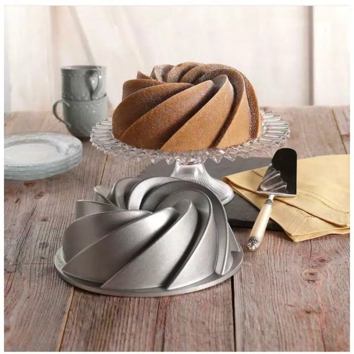 

✅Termurah Silver Windspout Pan Mg-018 - Loyang Kue Spiral Anti Lengket Berkualitas