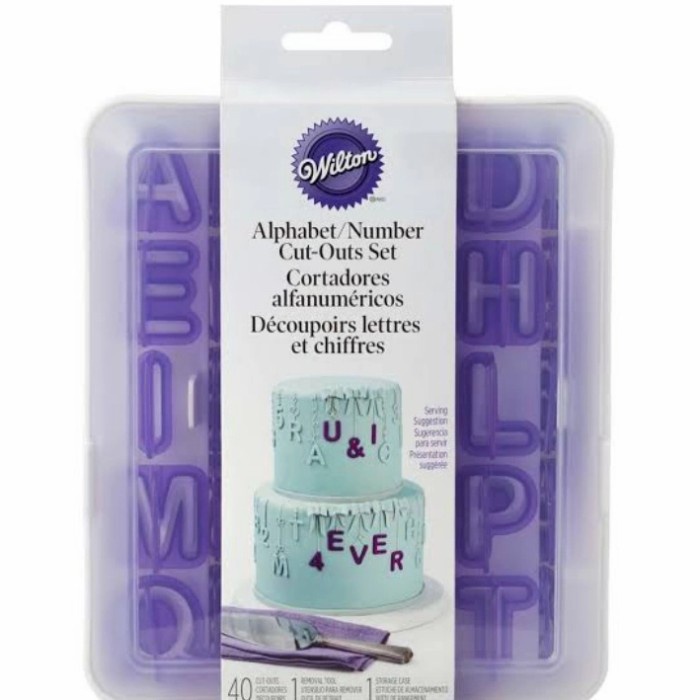 

✅Termurah Wilton 42Pc Alphabet Number Cutouts Bisa Gojek