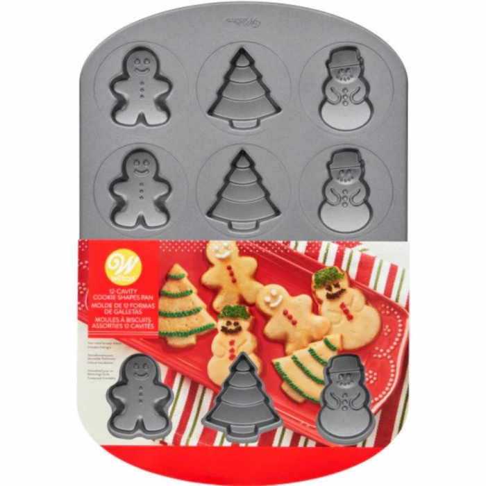 

✅Termurah Wilton Non Stick Gingerbread Snowman Christmas Tree Pan Bisa Sameday