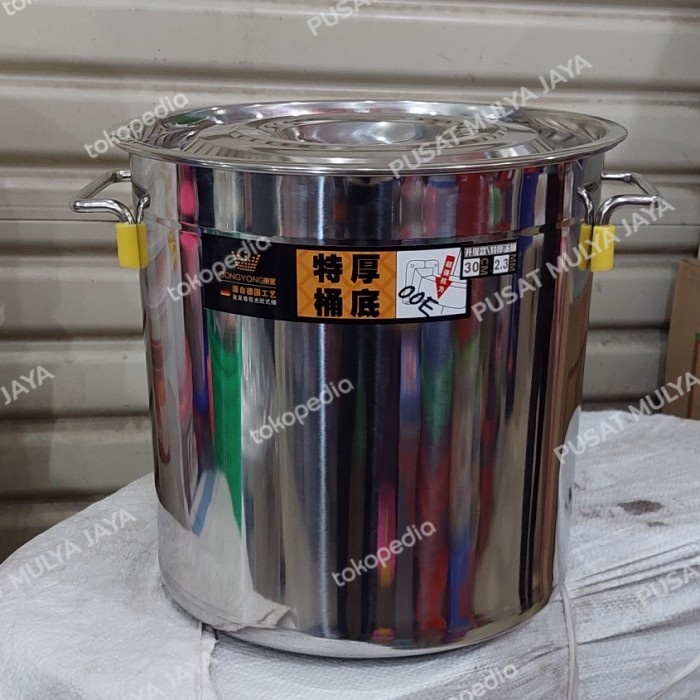 Promo Panci Tinggi Stainless Steel Tebal 30 Cm Panci Tebal 50 Liter