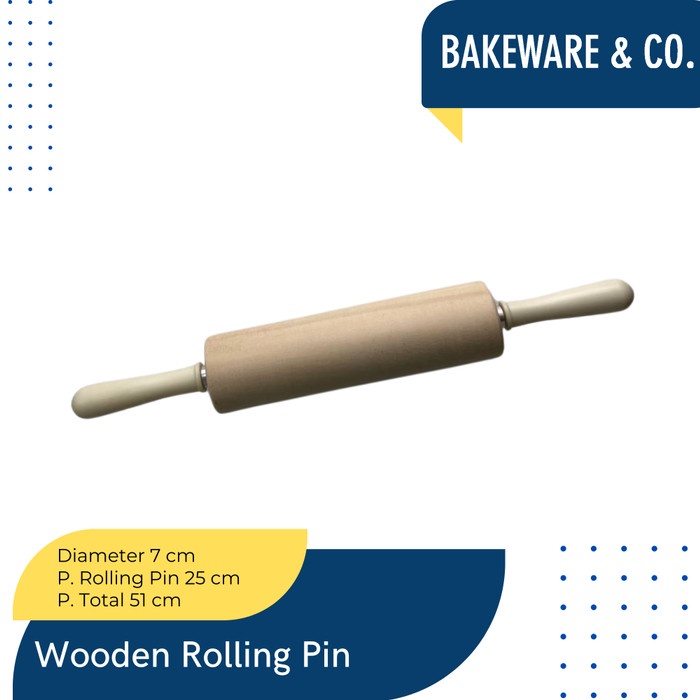 

✅Termurah Wooden Rolling Pin - P 51 Cm Terbaru