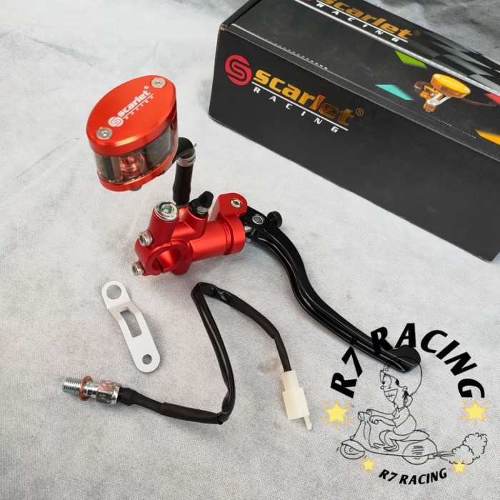 ✨COD Master Rem Kanan Scarlet Racing Tabung Oval Nmax Pcx Adv Mas Diskon