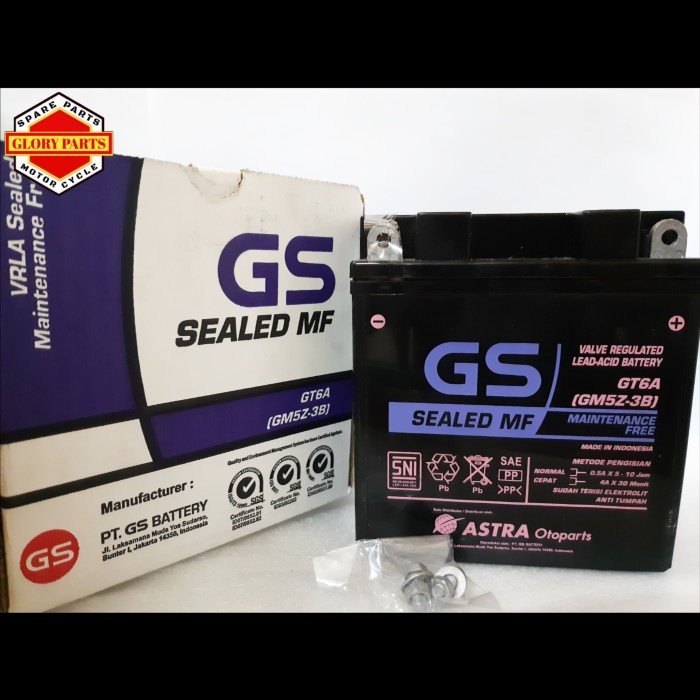 ✨New Aki/Accu Kering Gs Astra Gtz6A Original GrandSupra XMio LamaVega Zr Bisa Sameday