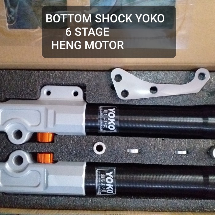 ✨New Bottom Shock Tabung Shock Depan 6 Stage Yoko Scoopy Beat Bisa Gojek