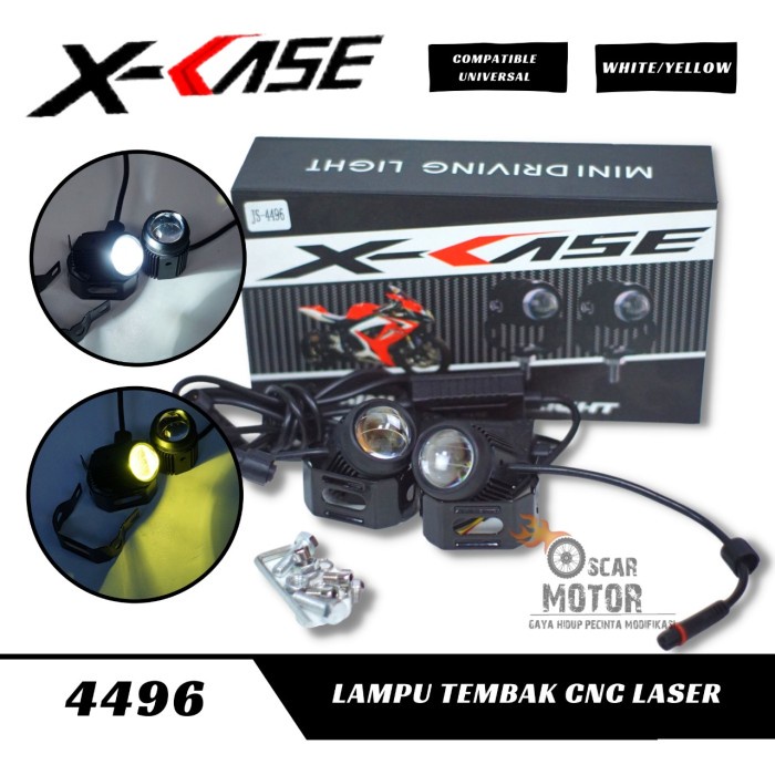 ✨New Laser Gun Led Sepasang Motor Mobil 30Watt Putih Mini 30W Laser Gun Bisa Gojek