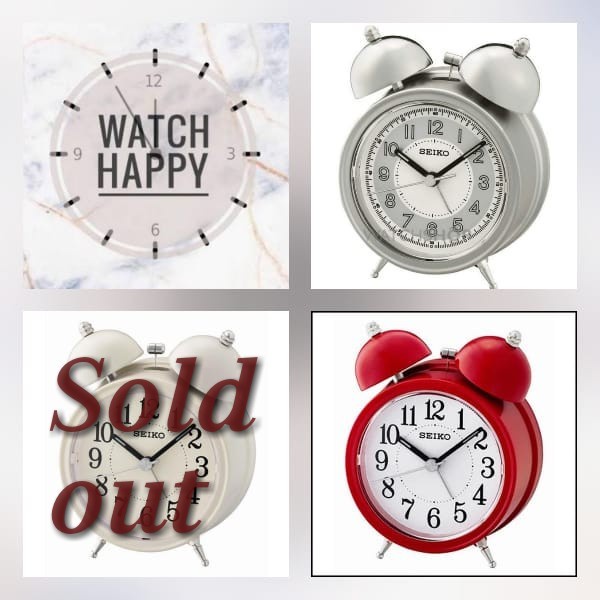 ✅Ready Jam Weker Meja Seiko Qhk035 Original Qhk035K Qhk035R Qhk035S Terbatas