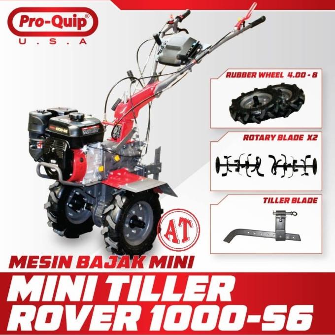 Mesin Cultivator Mini Bajak Sawah Proquip Rover 1000-S6 Terbaik