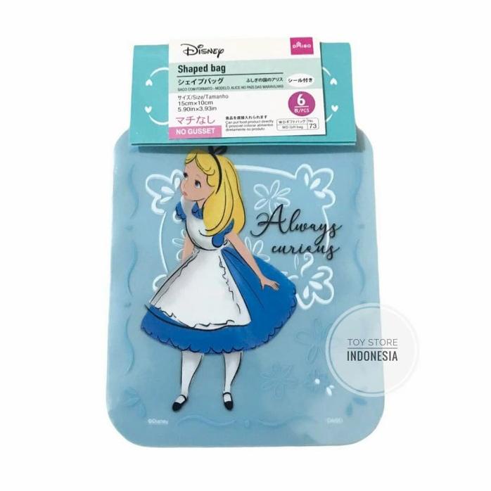 

Original Disney Alice In Wonderland Plastic Shapped Bag For Goody Bags