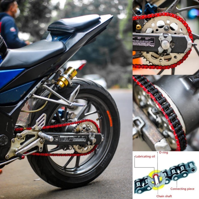 ✨Ori Rantai O Ring Oring 428Hsbt Rante Cbr R15 Cb150 Vixion Mt15 Sss Did Limited