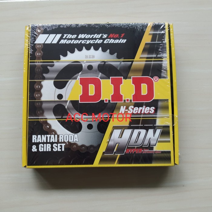 Gir Gear Set dan Rantai Yamaha Vixion NVL Shincan - DID 428HDN - 1PA best