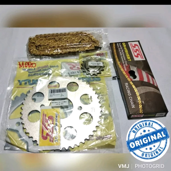 ✨Ori Gear Set Sss Cb150R 415 Hsbt 130 Gold Bisa Sameday