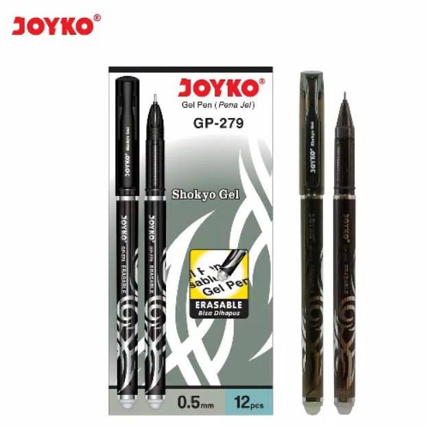 

TERMURAH Pulpen Gel Hapus / Erasable 0,5mm JOYKO GP-279 (12pc) PROMO