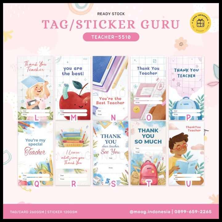 

GRATIS ONGKIR HANG TAG / STICKER / KARTU - TERIMA KASIH GURU / KELULUSAN SEKOLAH #2