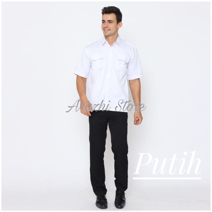 New Seragam Pns Pria Kemeja Putih Baju Pns Pdh Putih Kemeja Putih Pria Berkualitas