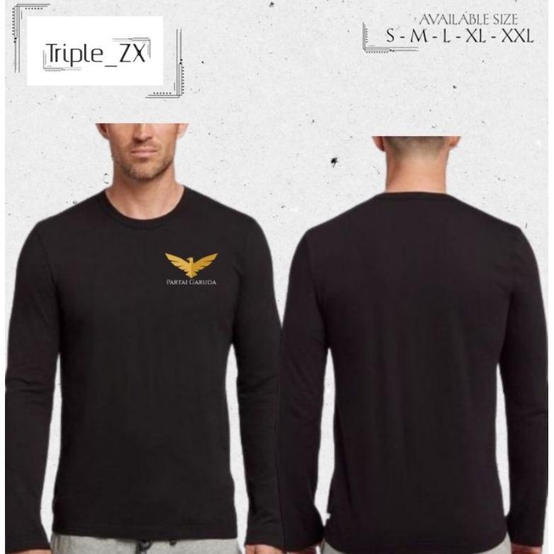 TERLARIS KAOS LENGAN PANJANG PARTAI GARUDA LOGO DADA SALE