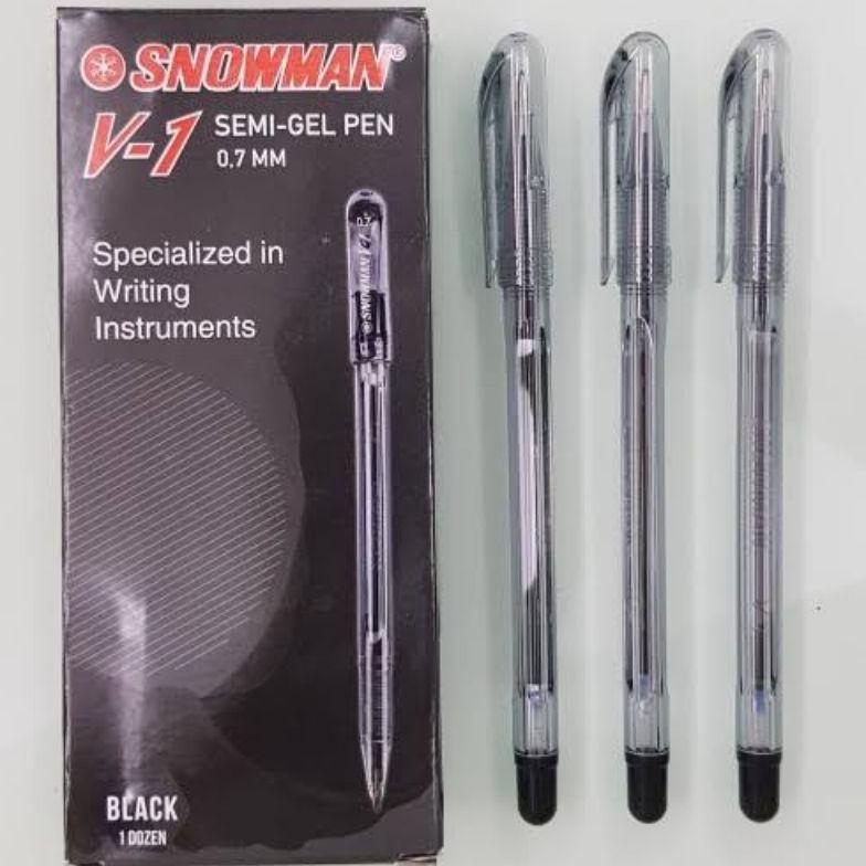 

PROMO PULPEN SNOWMAN V-1 (PER BOX 1 LUSIN) WARNA HITAM BIRU / PULPEN SNOWMAN V1 / BOLPEN SNOWMAN / BALLPOINT SNOWMAN / PULPEN MURQH BERKUALITAS TERLARIS