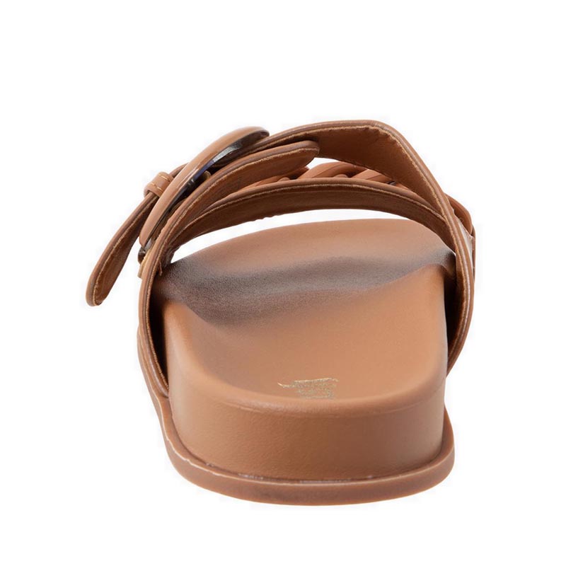 [MODEL TERKINI] Payless Brash Royalty Womens Chain Footbed - Cognac_05