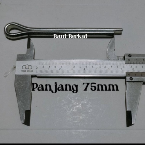 Jual cotter pin 6x75 6 x 75 split pen 6x75 split pin 6x75 spipen 6x75 6 x 75 cotter pin m6 x 75 cott