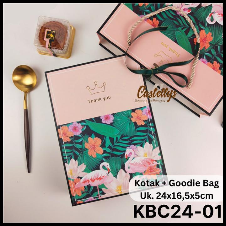 

DISKON KOTAK DUS KUE + PAPER GOODIE BAG KBC24-01 COOKIES BROWNIES MOONCAKE