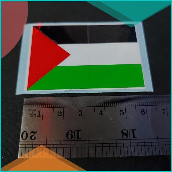 

Cutting Sticker bendera palestina palestine 4warna 6x4cm 20JVLZ3 onde