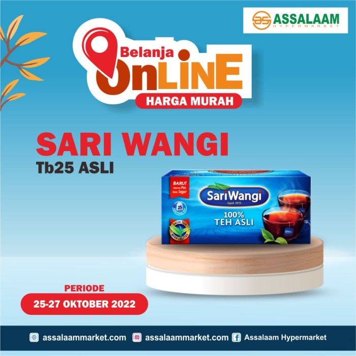 

SARIWANGI TEH TB25 ASLI /PKT