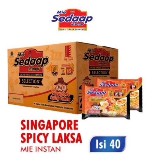 

SEDAAP MIE SINGAPORE SPICY LAKSA 40/80GR /DUS