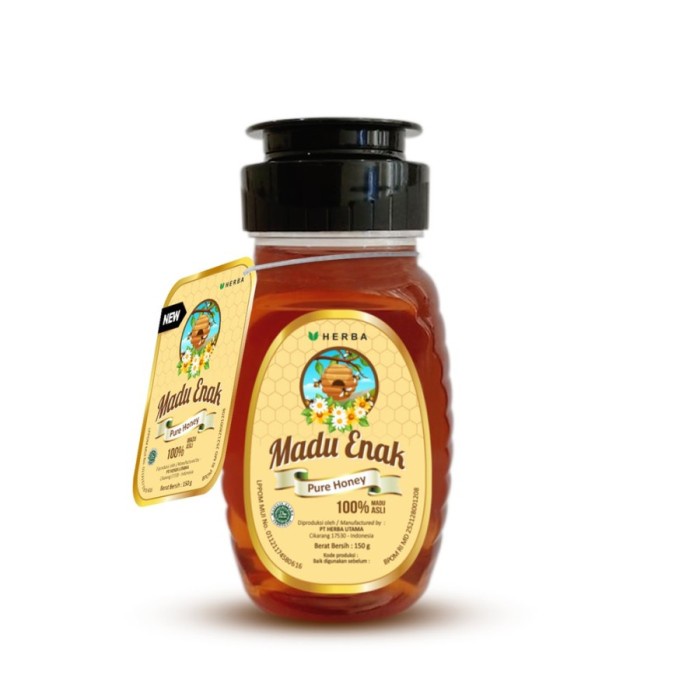 

MADU ENAK PURE HONEY 150ML /PCS